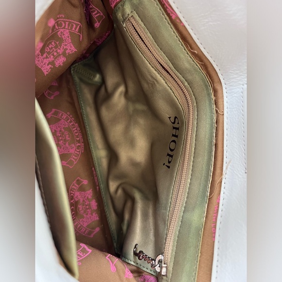 Juicy couture white leather shoulder bag - Picture 12 of 16